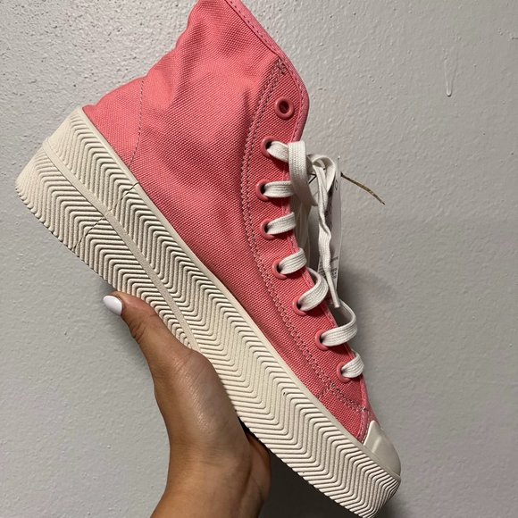 NWT Men's Adidas Originals Nizza Hi Sneakers - Semi Turbo Color - GW5936 - Picture 4 of 6